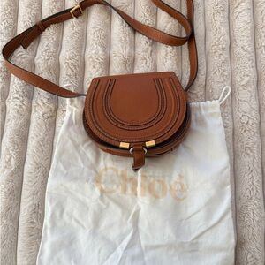 Chloe Tan Leather Crossbody Bag